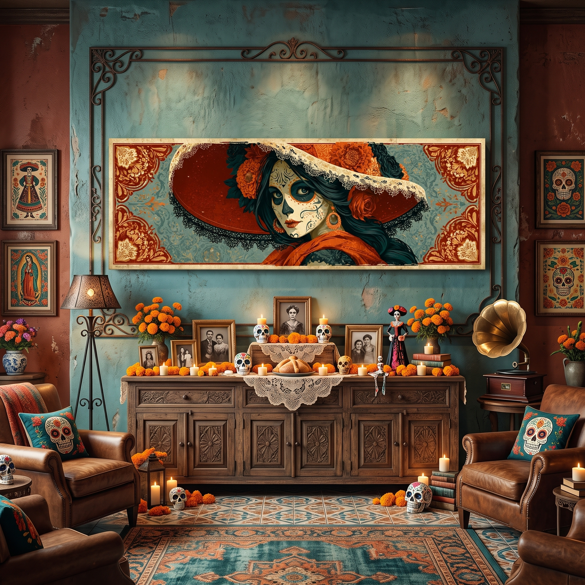 La Catrina Wall Art